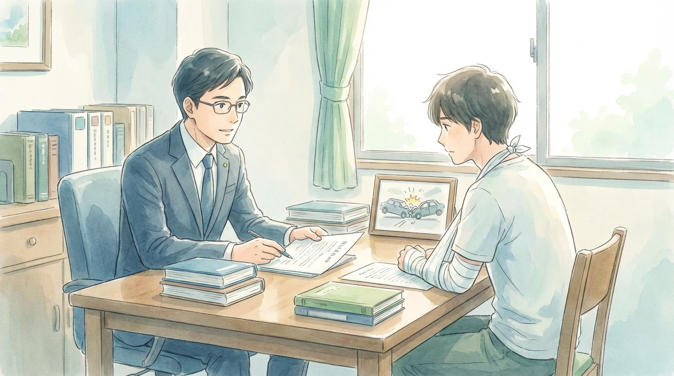 職務上請求の使い方について、戸籍や住民票の取得手続と利用範囲を慎重に確認している法律相談の場面