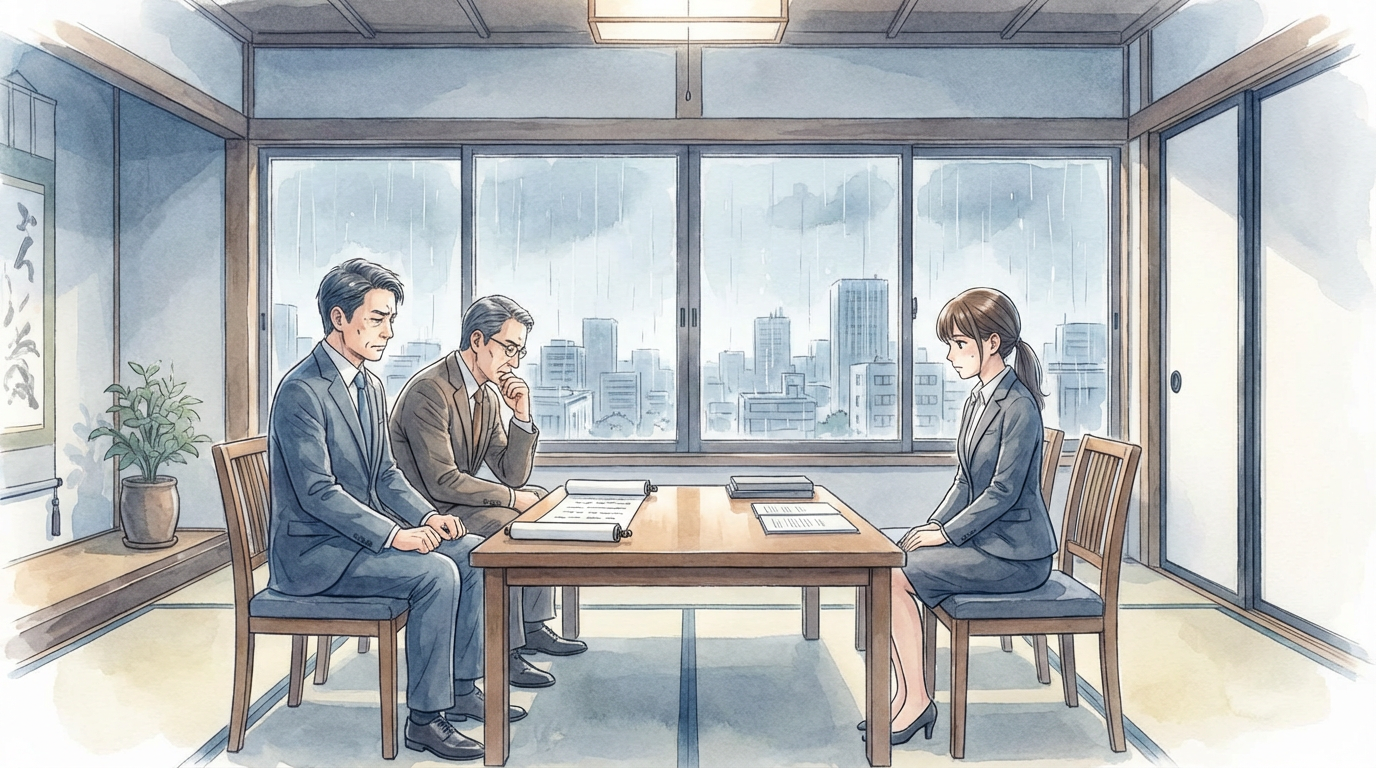 主張に法的根拠があるかどうかを、条文や事情を照らし合わせながらさらに慎重に検討している法律相談の場面