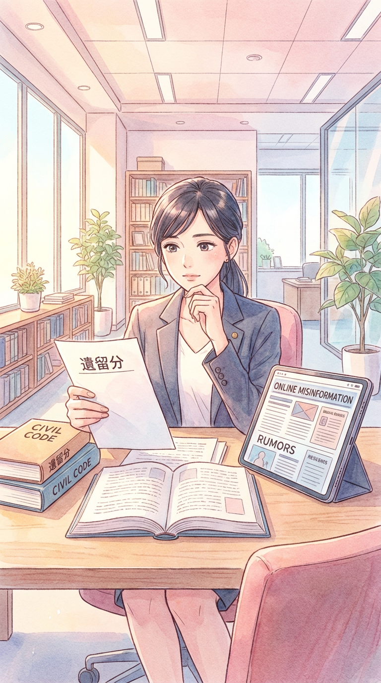 議事録や社内資料を見ながら、会社法務上の手続の意味を整理している様子を表した挿絵