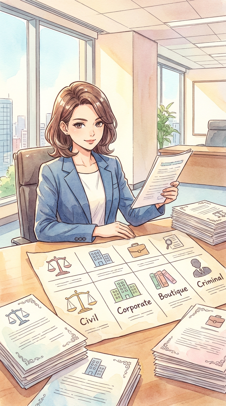 証拠や主張整理メモを見ながら、訴訟対応の進め方を整理している様子を表した挿絵