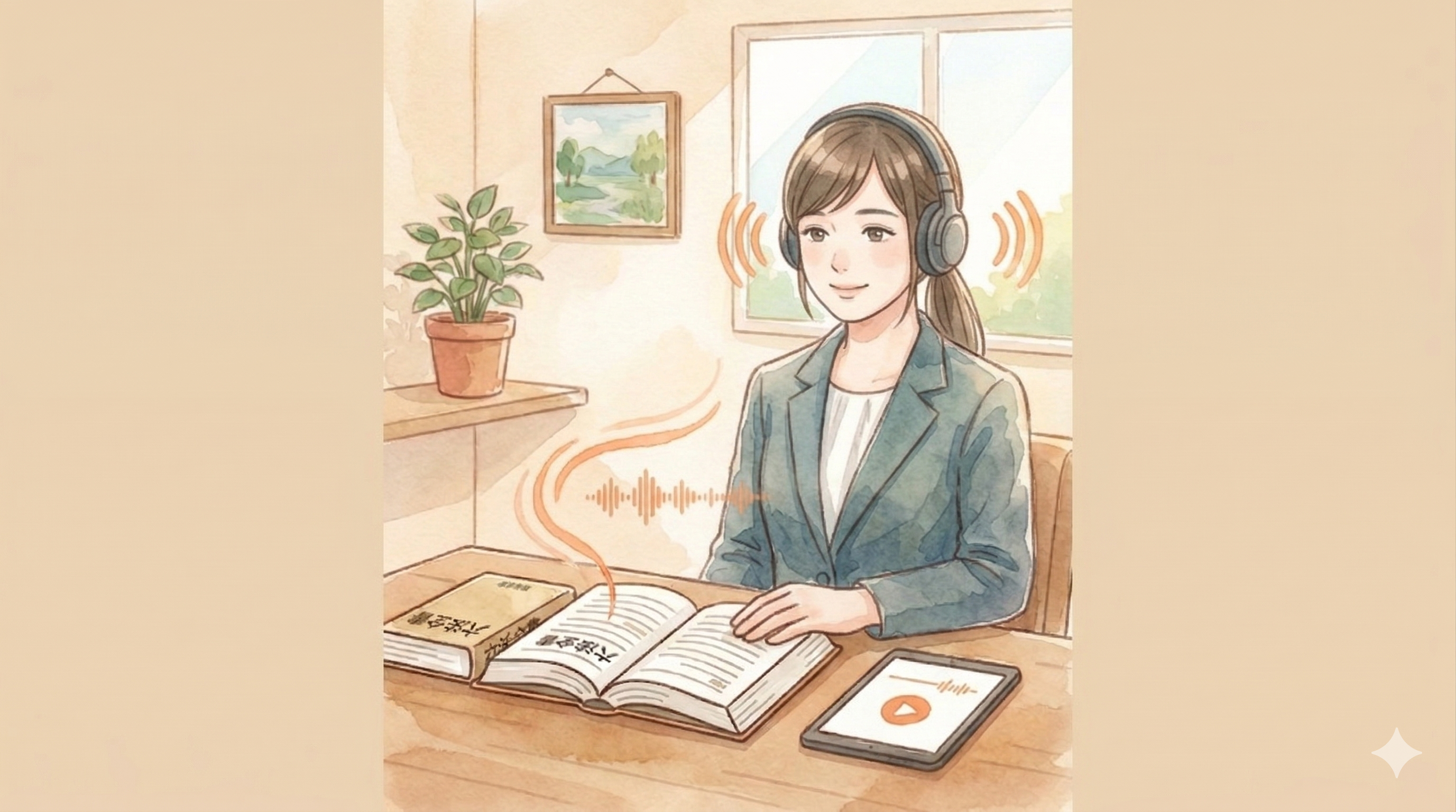 条文音声を聴いて学ぶLawdokuトップ専用イラスト